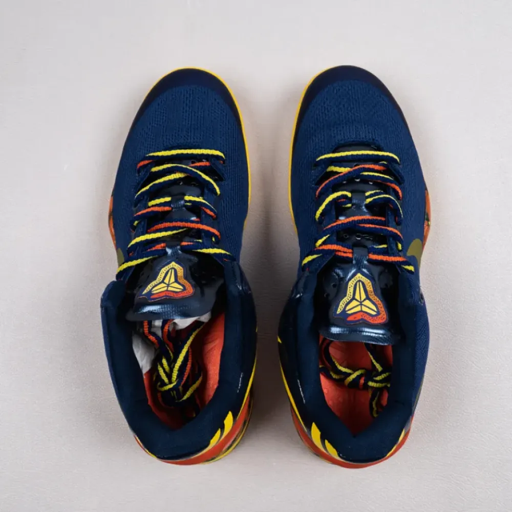 Nike Kobe 8 System ‘Barcelona’ Deep Royal/Team Orange  555035-402