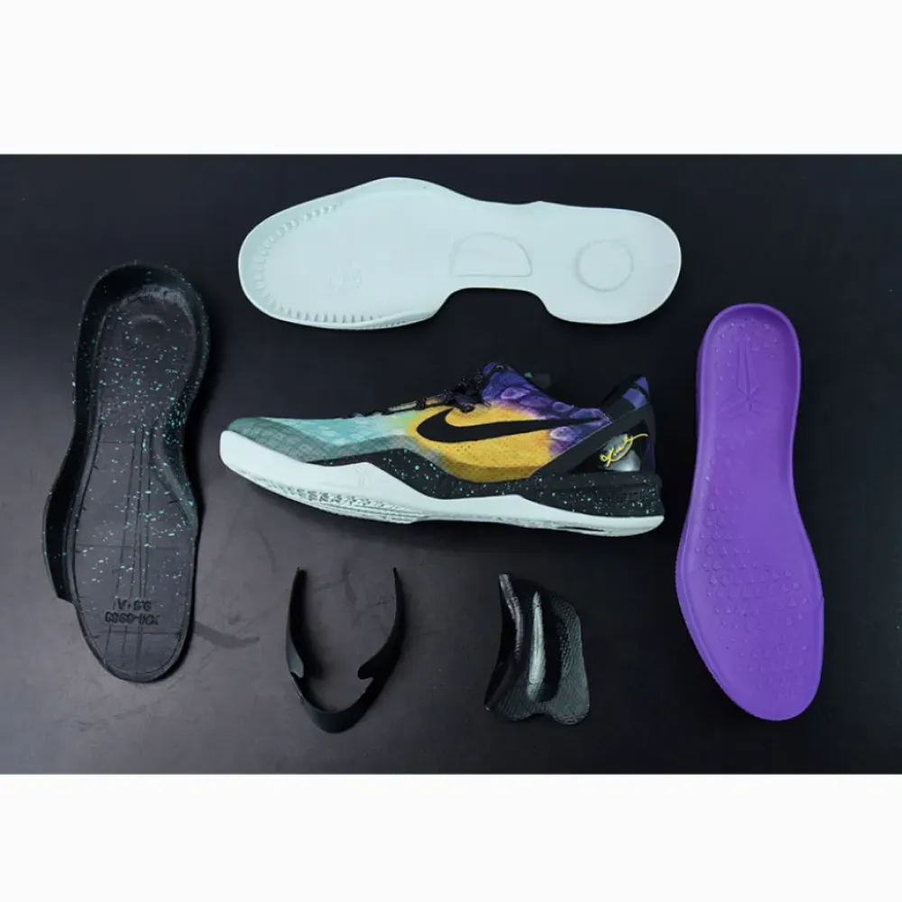 Nike Kobe 8 System ‘Easter’ Fiberglass/Court Purple-Black-Laser Purple  555035-302