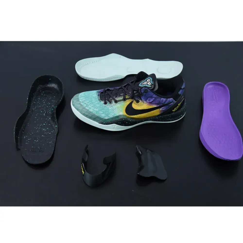Nike Kobe 8 System ‘Easter’ Fiberglass/Court Purple-Black-Laser Purple  555035-302