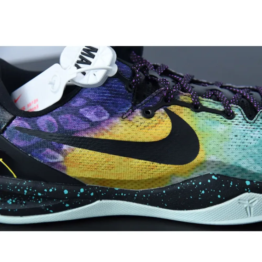 Nike Kobe 8 System ‘Easter’ Fiberglass/Court Purple-Black-Laser Purple  555035-302