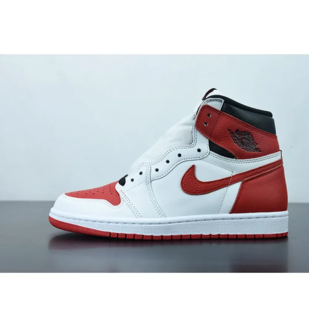 Air Jordan 1 High OG ’Heritage‘ White/University Red-Black  555088-161