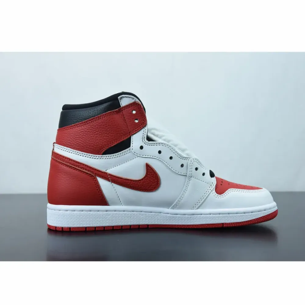 Air Jordan 1 High OG ’Heritage‘ White/University Red-Black  555088-161