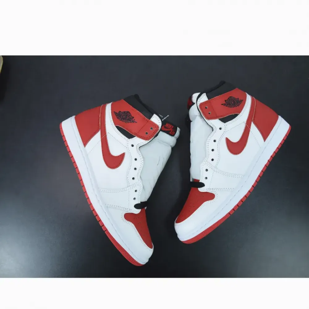 Air Jordan 1 High OG ’Heritage‘ White/University Red-Black  555088-161
