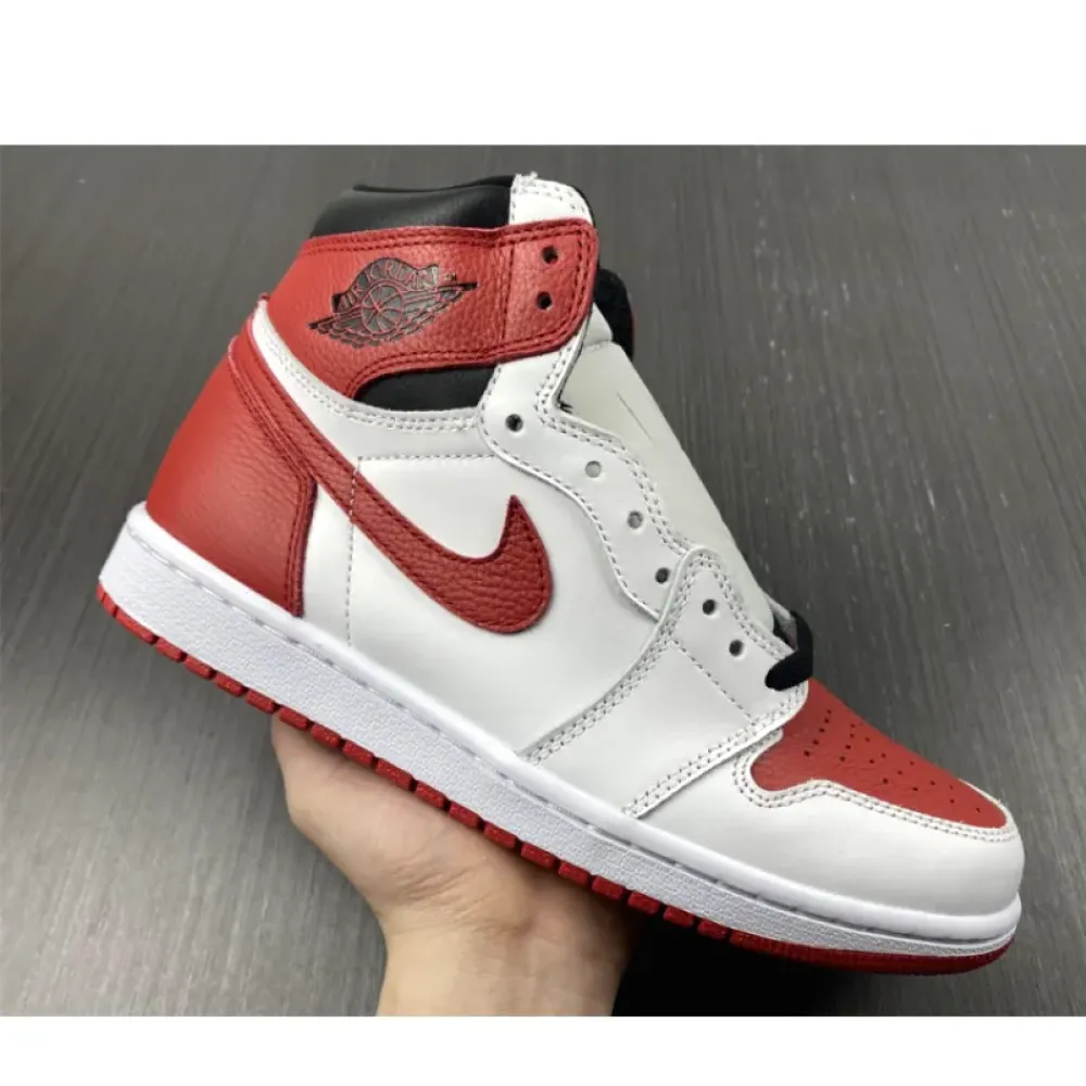 Air Jordan 1 High OG ’Heritage‘ White/University Red-Black  555088-161