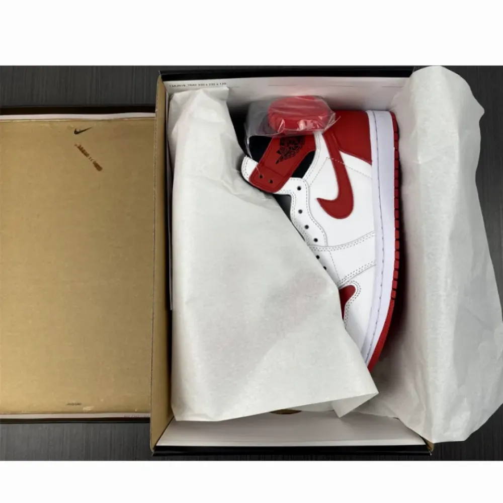 Air Jordan 1 High OG ’Heritage‘ White/University Red-Black  555088-161