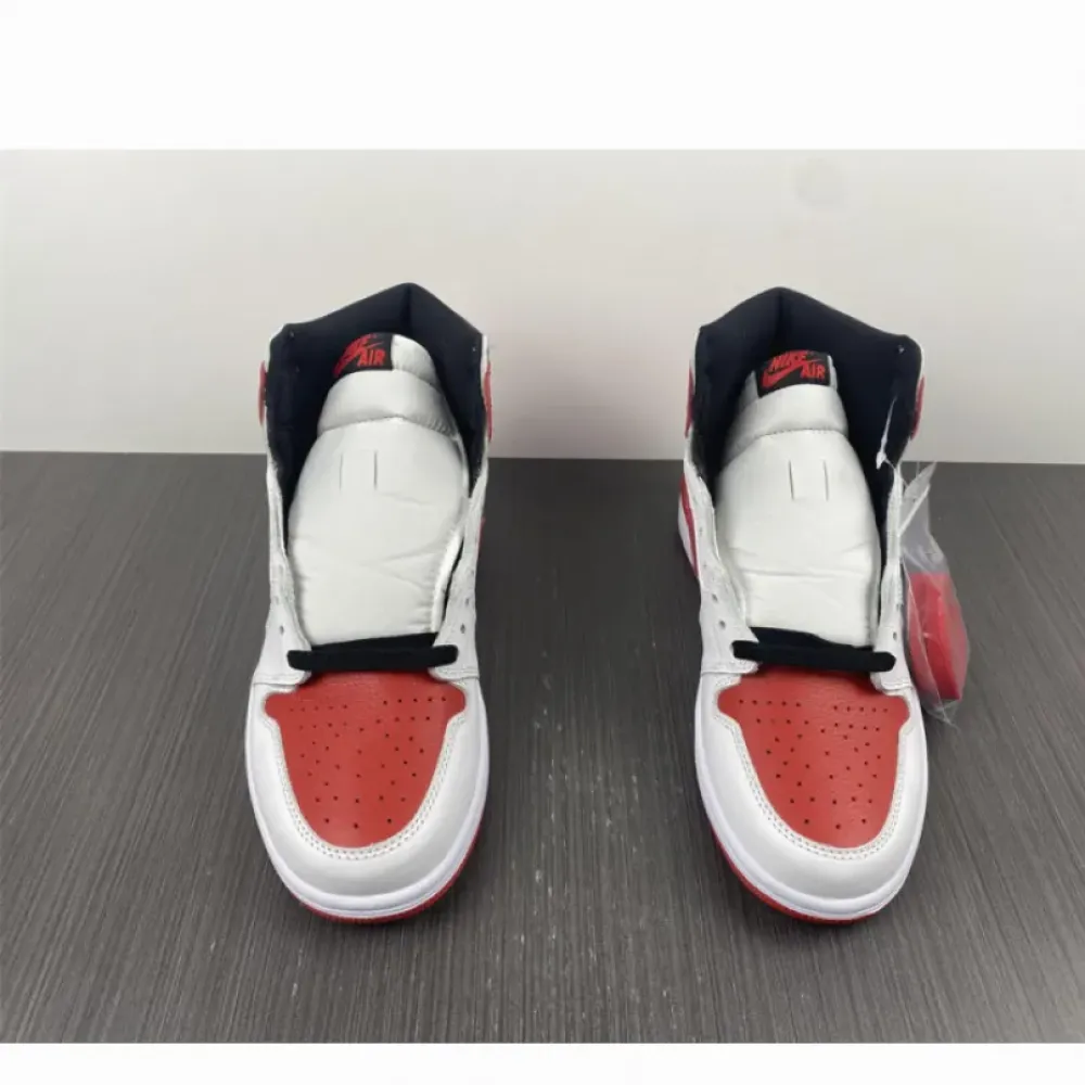 Air Jordan 1 High OG ’Heritage‘ White/University Red-Black  555088-161