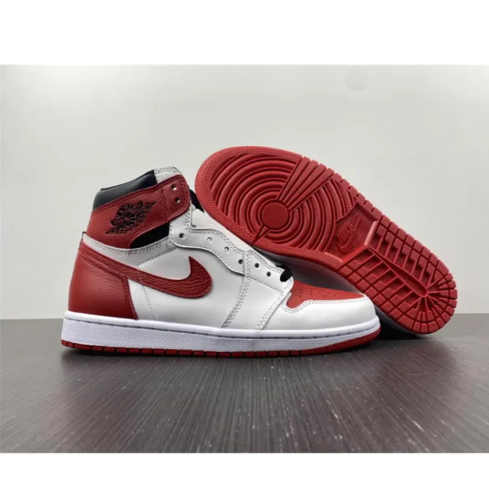 Air Jordan 1 High OG ’Heritage‘ White/University Red-Black  555088-161