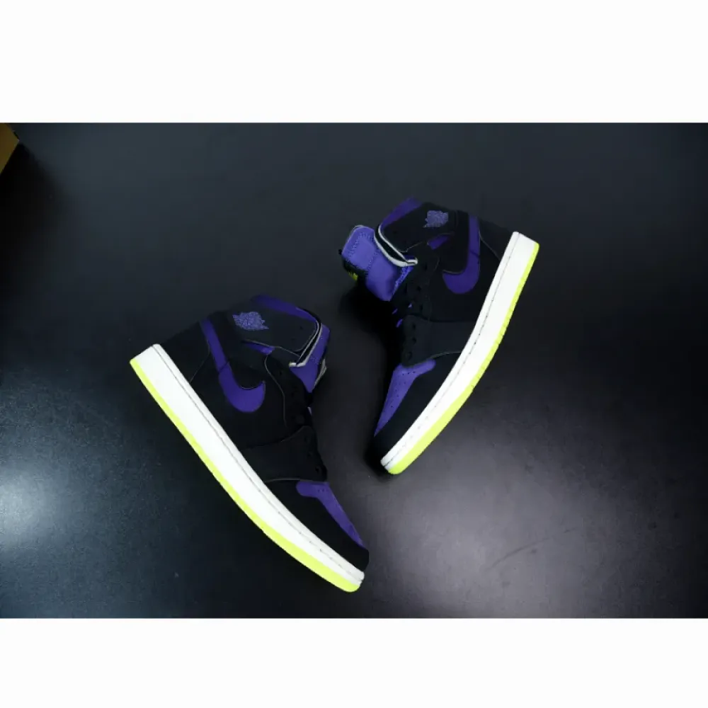 Air Jordan 1 High Black/Court Purple-Lemon Venom  CT0979-001