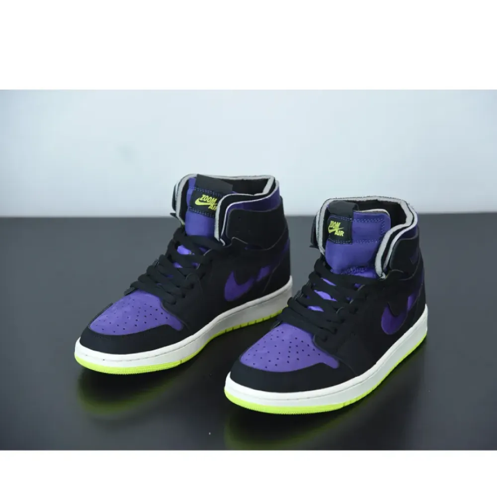 Air Jordan 1 High Black/Court Purple-Lemon Venom  CT0979-001