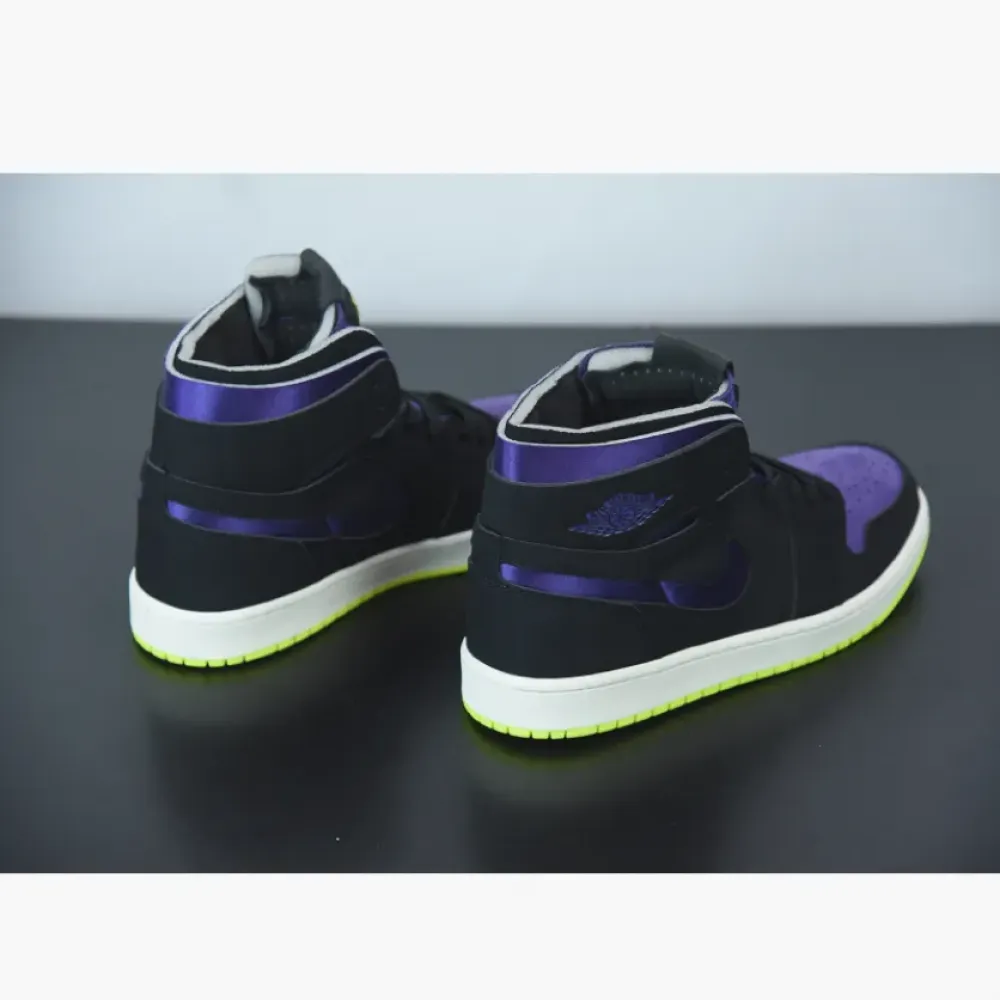 Air Jordan 1 High Black/Court Purple-Lemon Venom  CT0979-001