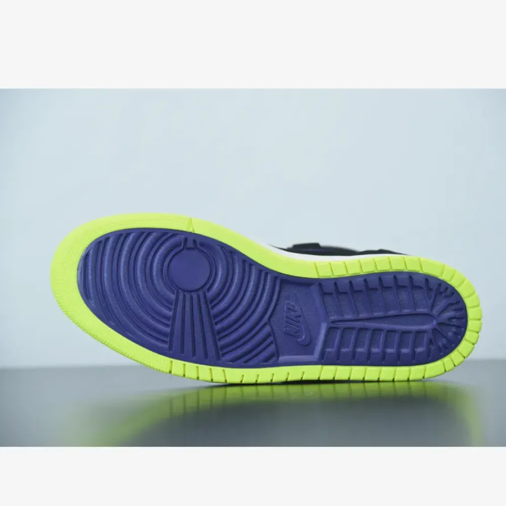 Air Jordan 1 High Black/Court Purple-Lemon Venom  CT0979-001