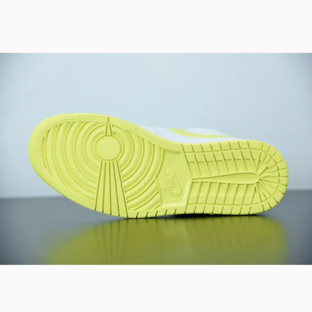 Air Jordan 1 Mid SE Sail/Light Voltage Yellow-White  DB2822-107