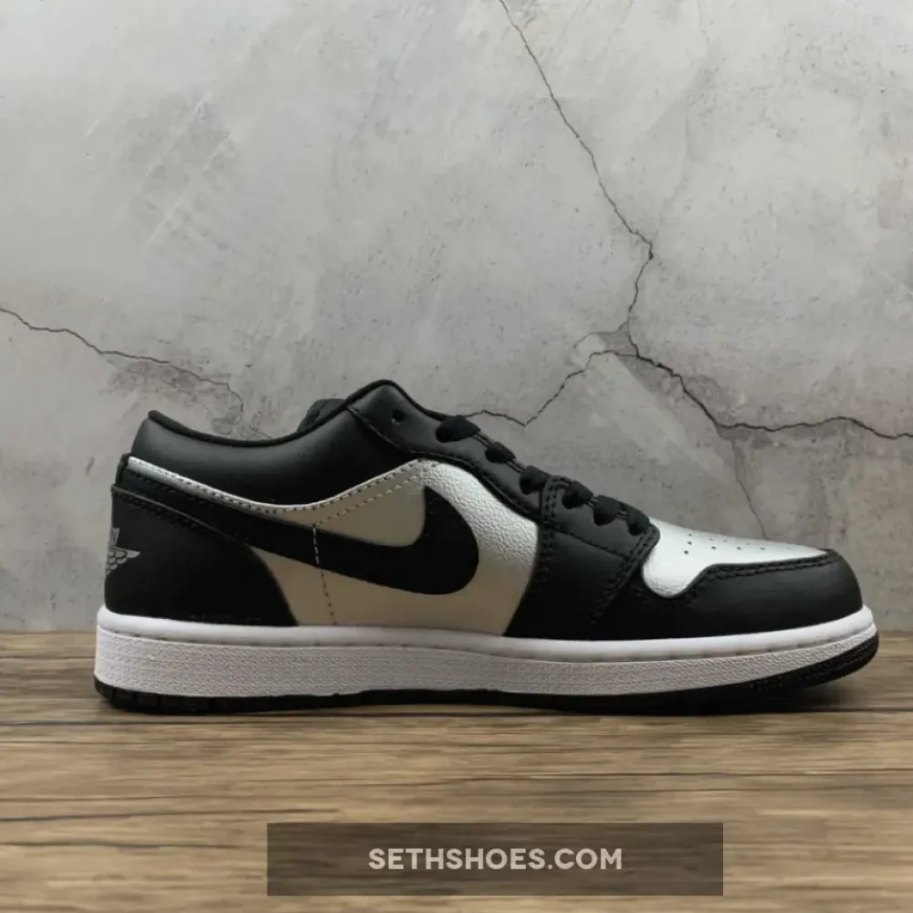 Air Jordan 1 Low “Silver Toe” Black/Metallic Silver-White  DA5551-001