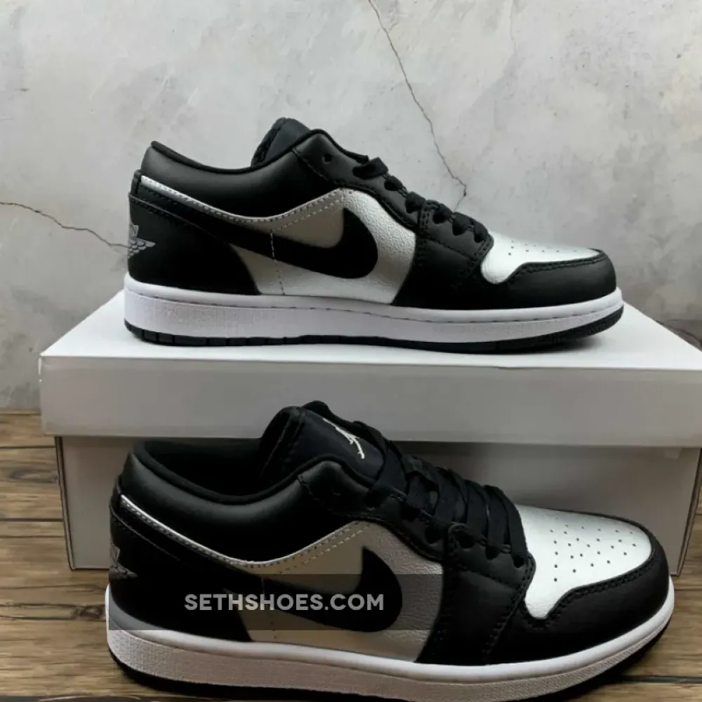 Air Jordan 1 Low “Silver Toe” Black/Metallic Silver-White  DA5551-001