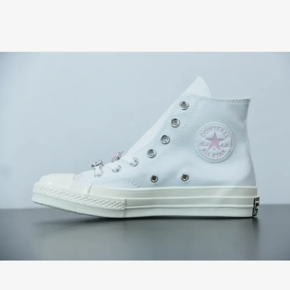 Converse Chuck 70 Hi Taylor White Pink  170621C