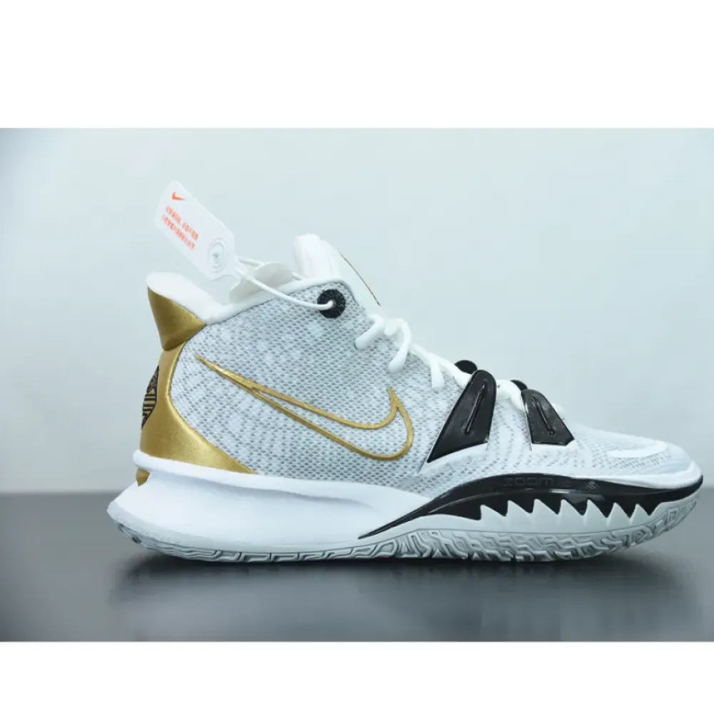 Nike Kyrie 7 ‘NBA Finals’ White/Gold-Black  CQ9326-101