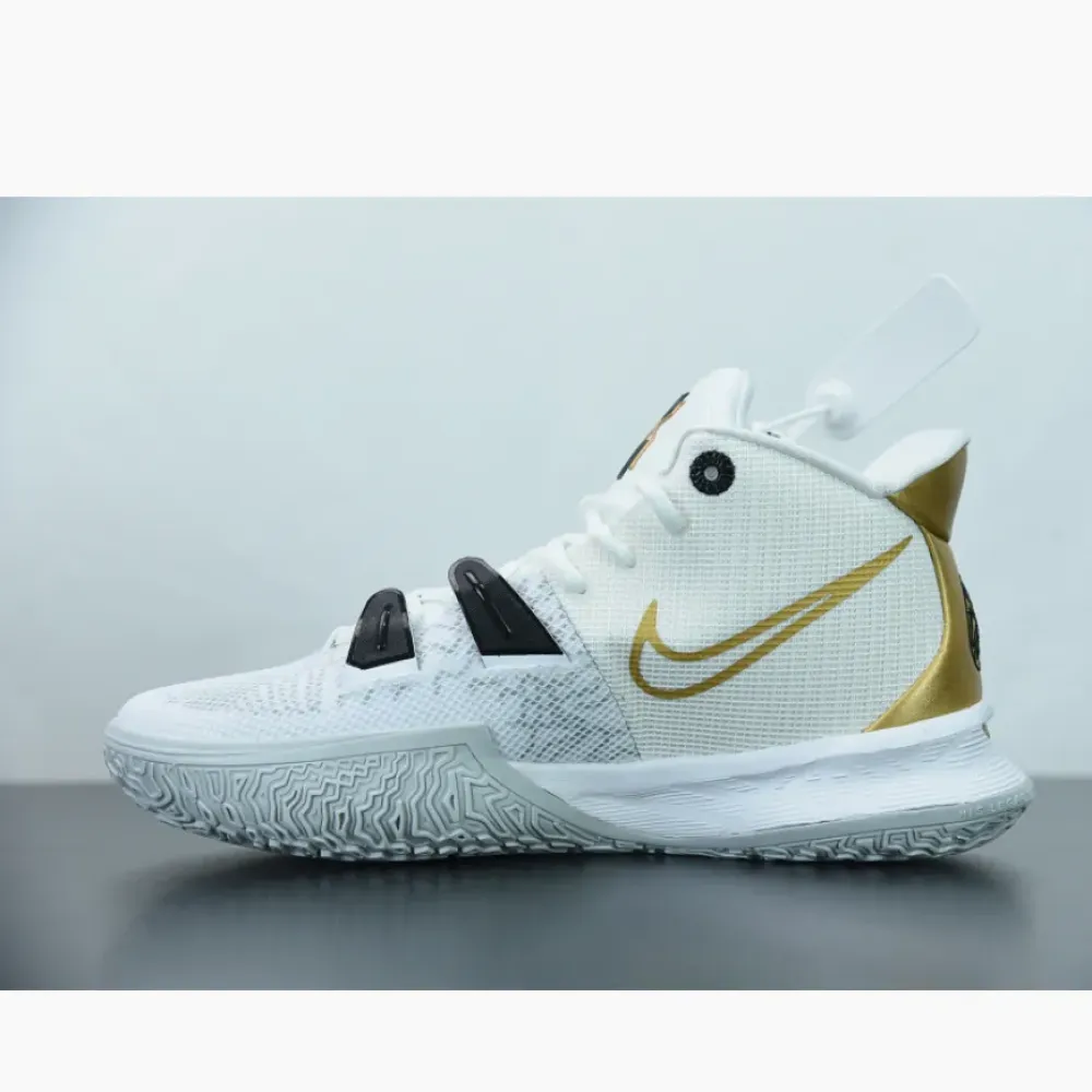 Nike Kyrie 7 ‘NBA Finals’ White/Gold-Black  CQ9326-101