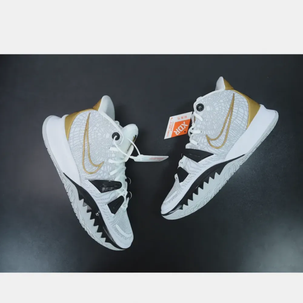 Nike Kyrie 7 ‘NBA Finals’ White/Gold-Black  CQ9326-101