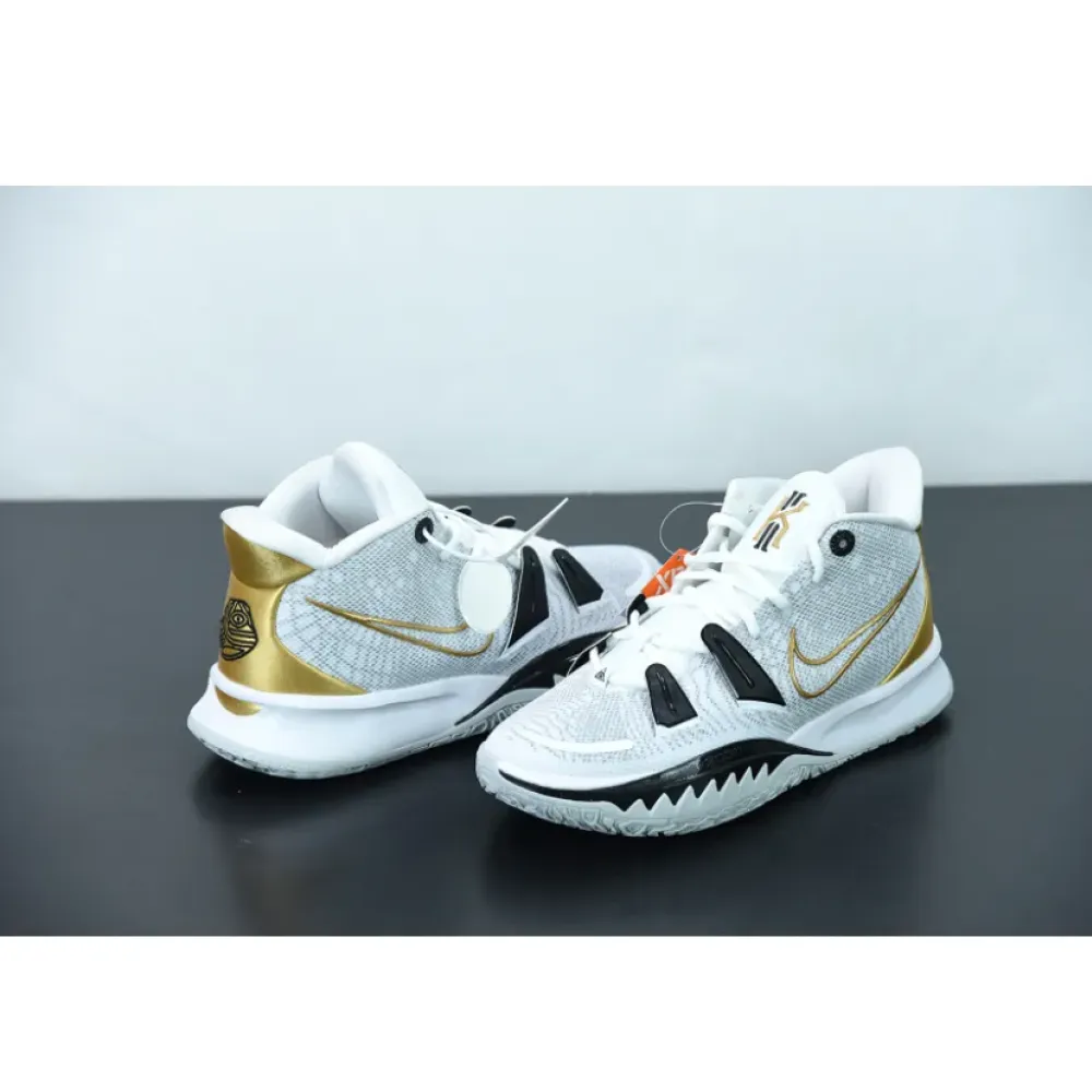 Nike Kyrie 7 ‘NBA Finals’ White/Gold-Black  CQ9326-101
