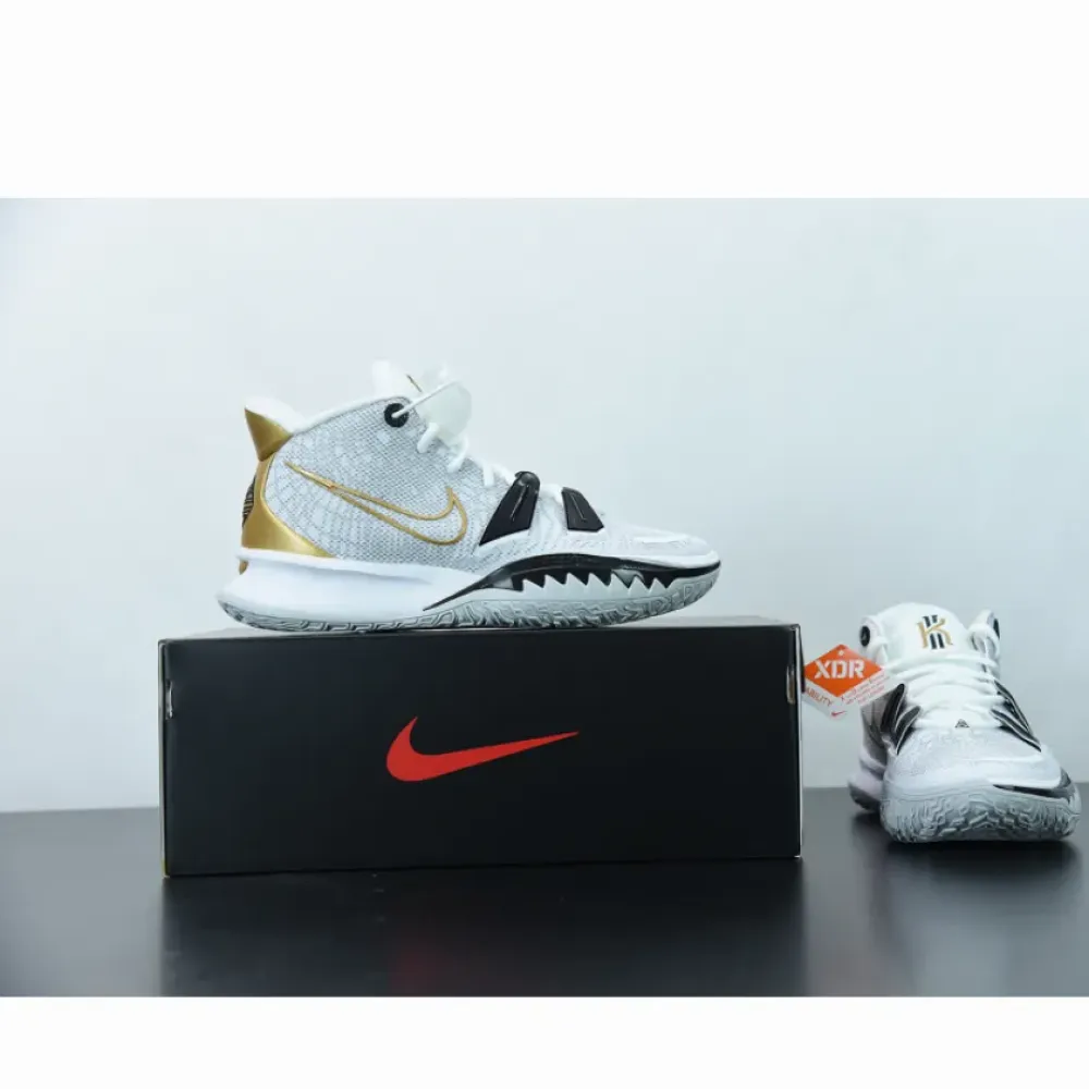 Nike Kyrie 7 ‘NBA Finals’ White/Gold-Black  CQ9326-101