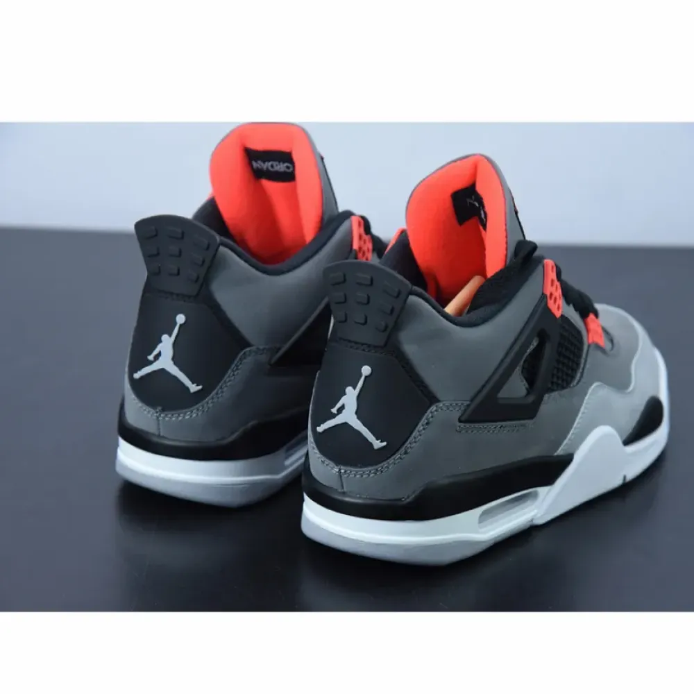 Air Jordan 4 “Infrared” Dark Grey/Infrared 23-Black  DH6927-061