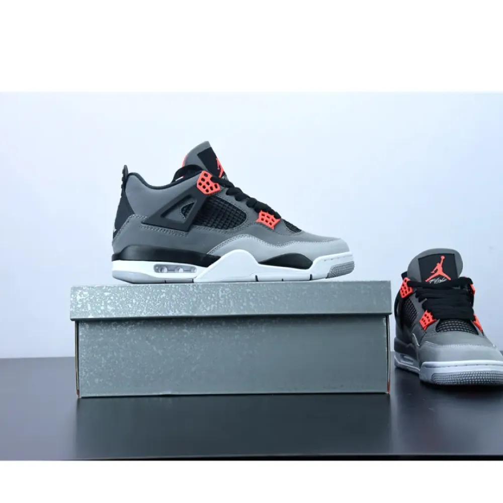 Air Jordan 4 “Infrared” Dark Grey/Infrared 23-Black  DH6927-061