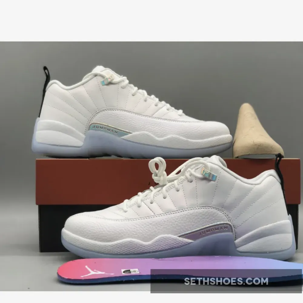 Air Jordan 12 ‘Easter’ White/White-Multi-Color  DB0733-190