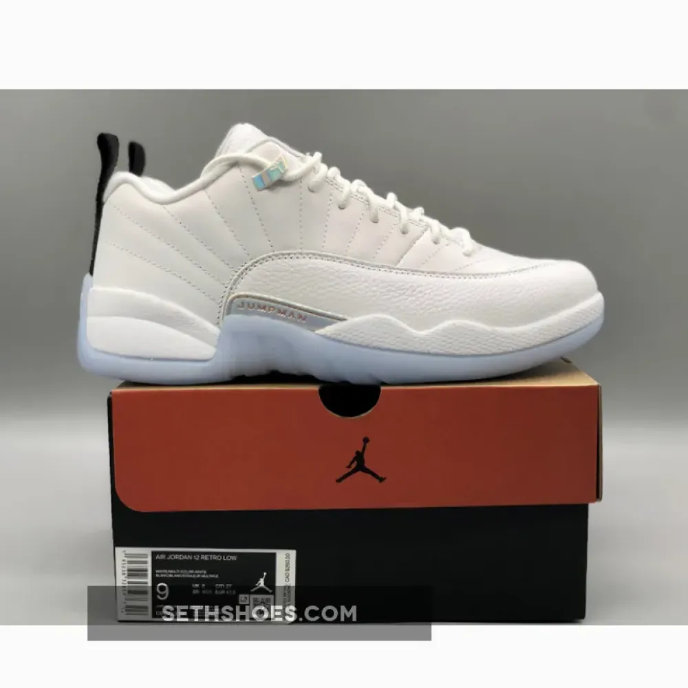 Air Jordan 12 ‘Easter’ White/White-Multi-Color  DB0733-190