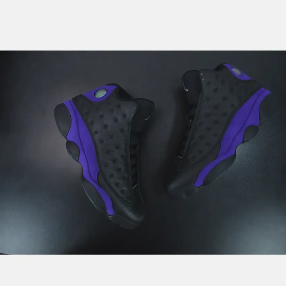 Air Jordan 13 Black/White-Court Purple  DJ5982-015