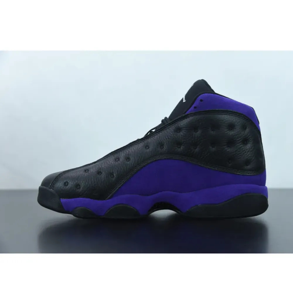 Air Jordan 13 Black/White-Court Purple  DJ5982-015
