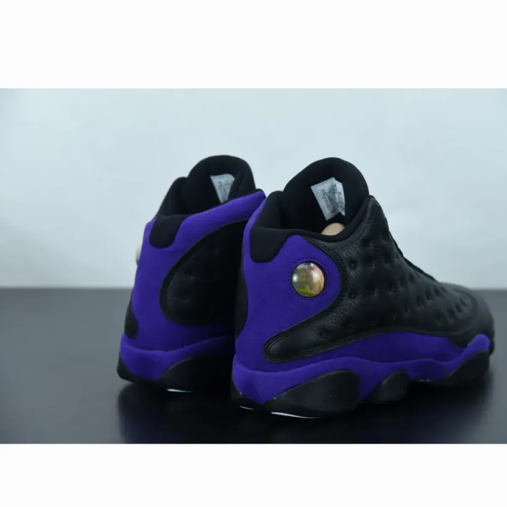 Air Jordan 13 Black/White-Court Purple  DJ5982-015