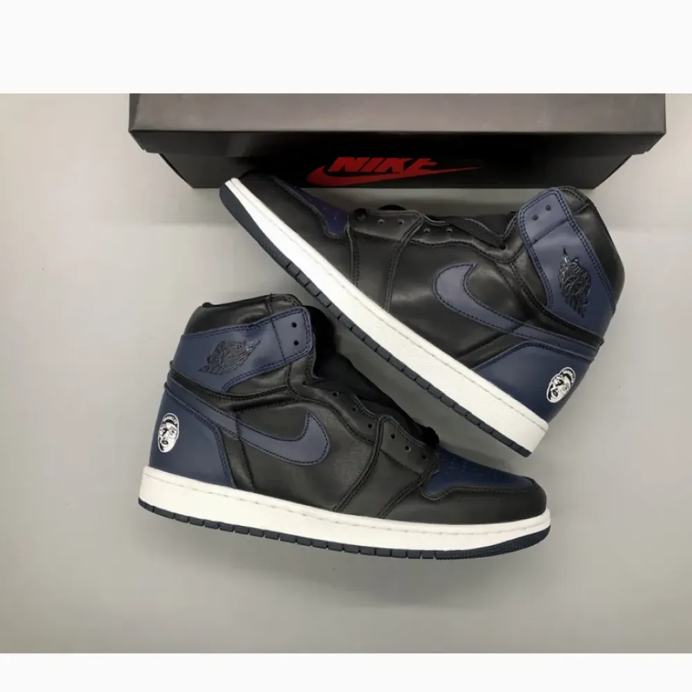 The Spike Lee x Air Jordan 1 Retro High OG Midnight Navy/Black-White 705588-550
