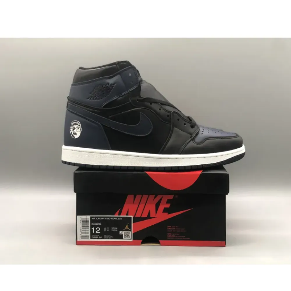 The Spike Lee x Air Jordan 1 Retro High OG Midnight Navy/Black-White 705588-550
