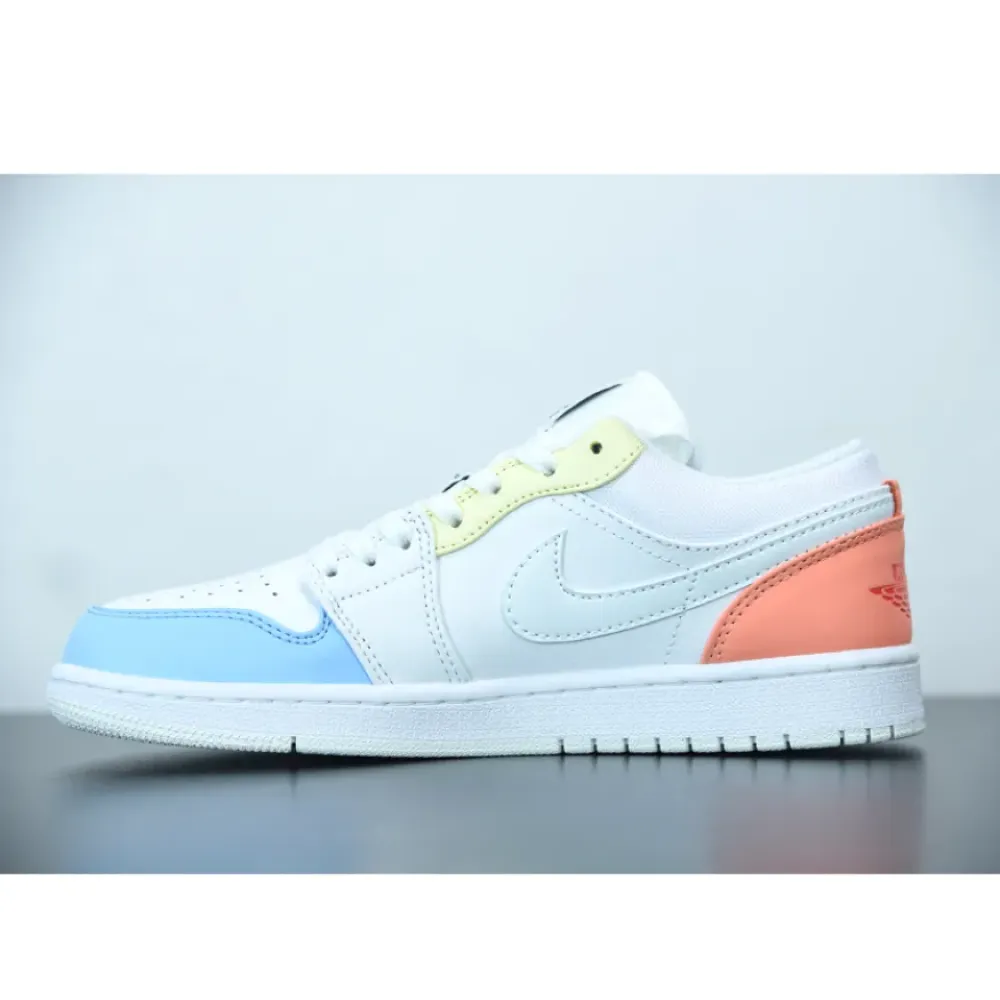 Air Jordan 1 Low ‘To My First Coach’ Sail/White-Zitron  DJ6909-100