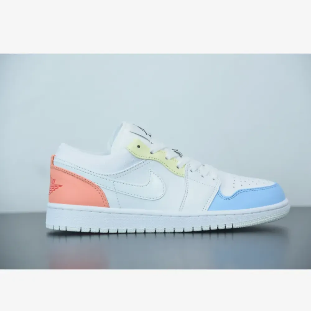 Air Jordan 1 Low ‘To My First Coach’ Sail/White-Zitron  DJ6909-100