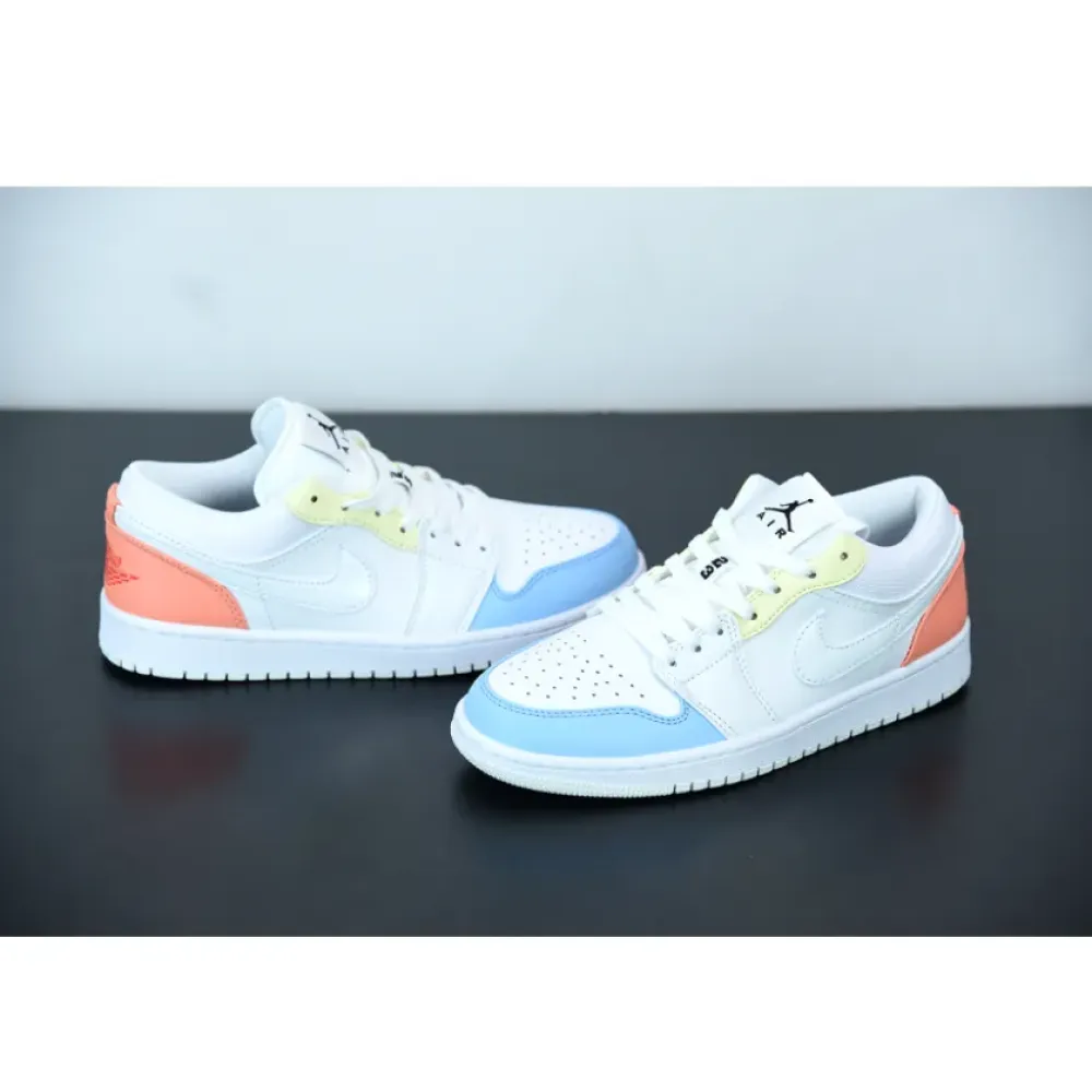 Air Jordan 1 Low ‘To My First Coach’ Sail/White-Zitron  DJ6909-100
