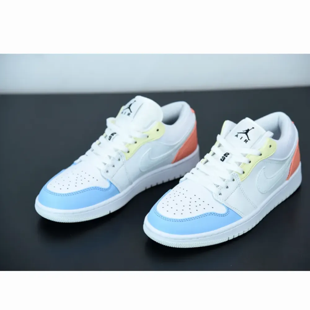 Air Jordan 1 Low ‘To My First Coach’ Sail/White-Zitron  DJ6909-100