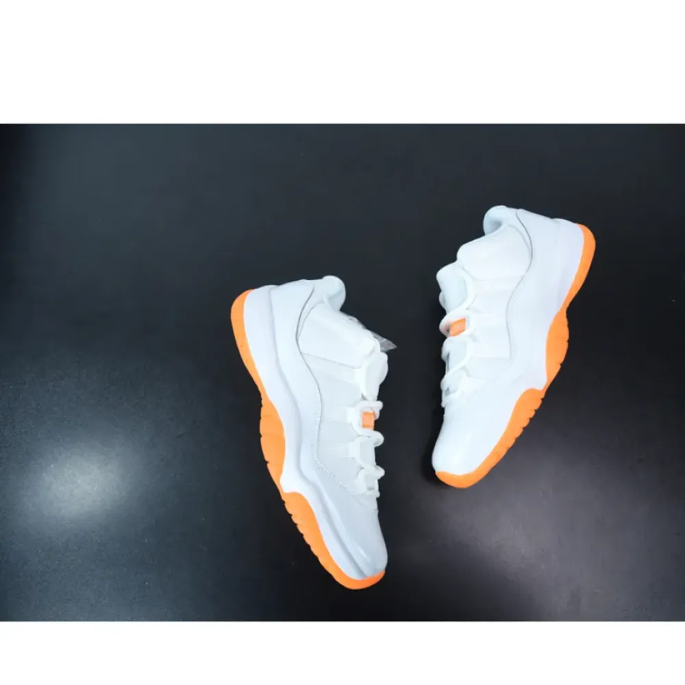 Air Jordan 11 Low White/Bright Citrus  AH7860-139