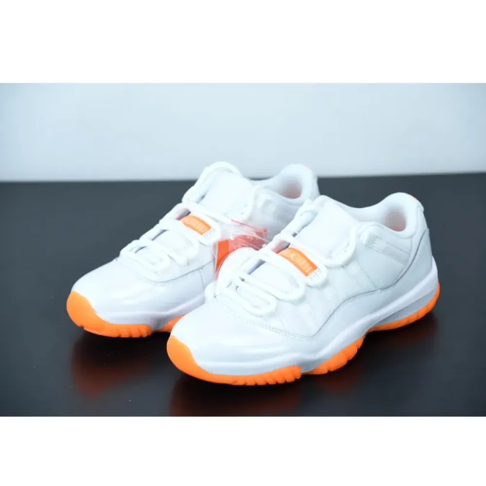 Air Jordan 11 Low White/Bright Citrus  AH7860-139