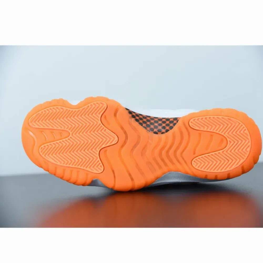 Air Jordan 11 Low White/Bright Citrus  AH7860-139