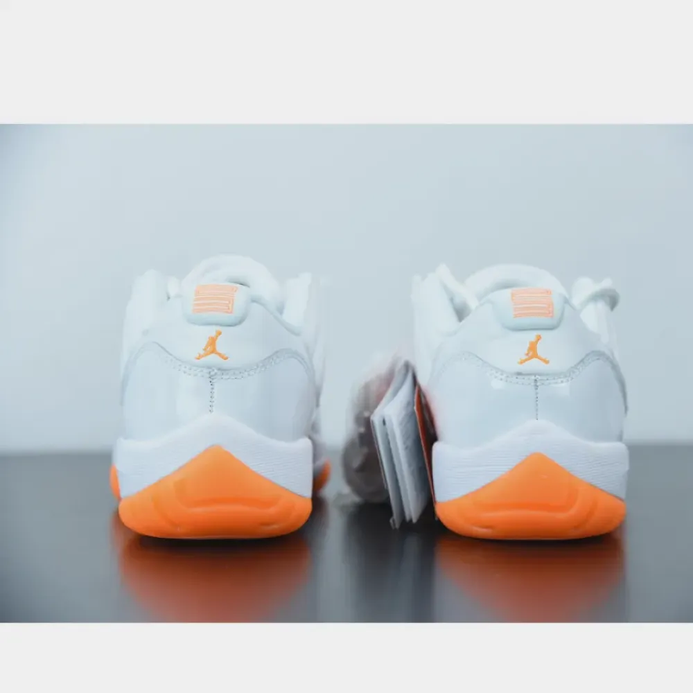 Air Jordan 11 Low White/Bright Citrus  AH7860-139