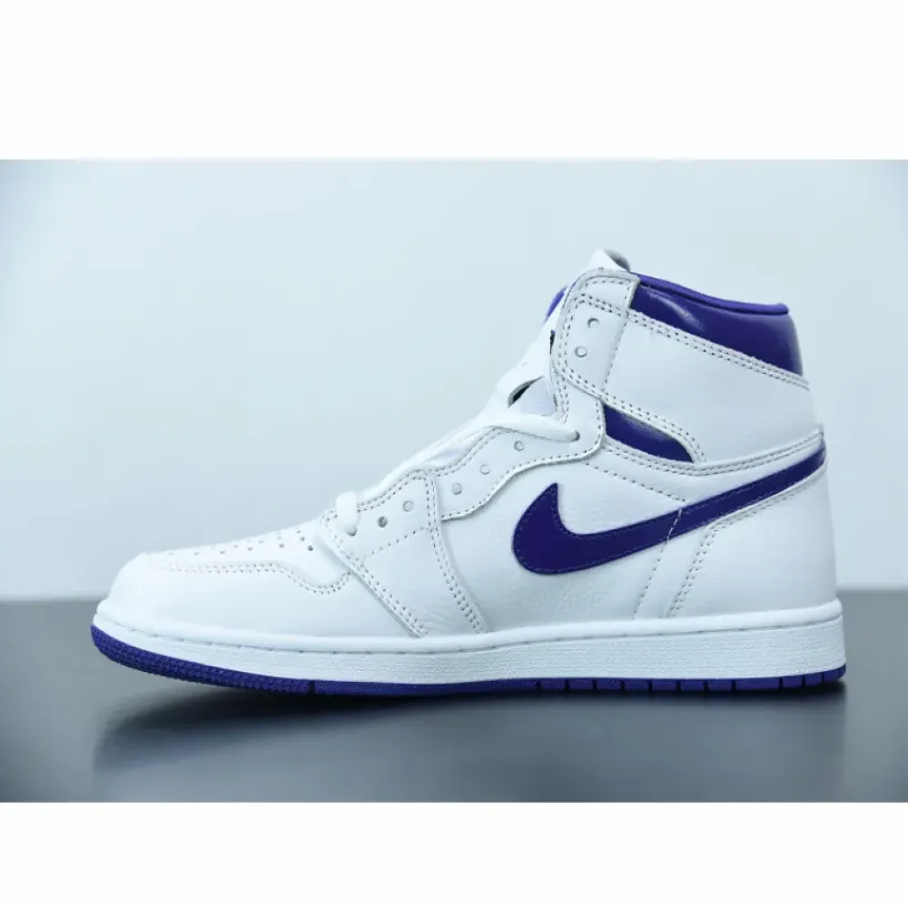 Air Jordan 1 High OG White/Court Purple  CD0461-151