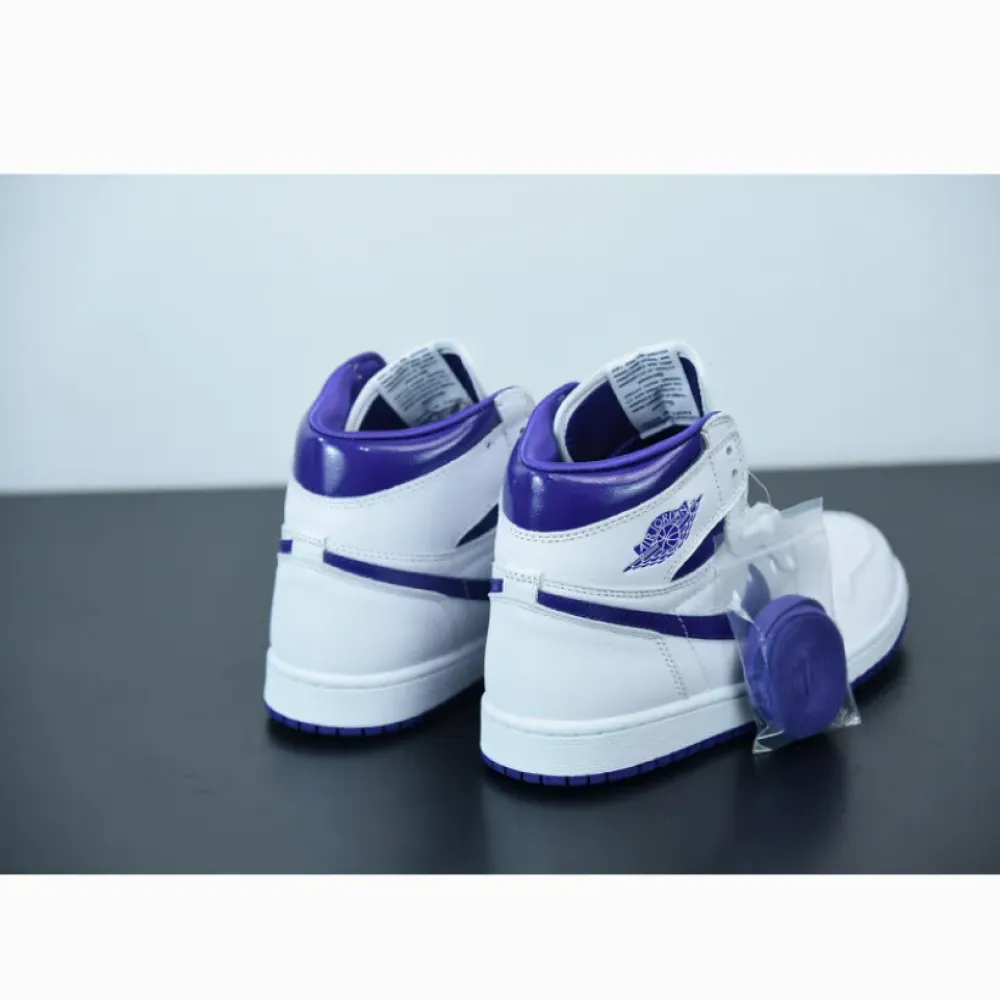 Air Jordan 1 High OG White/Court Purple  CD0461-151