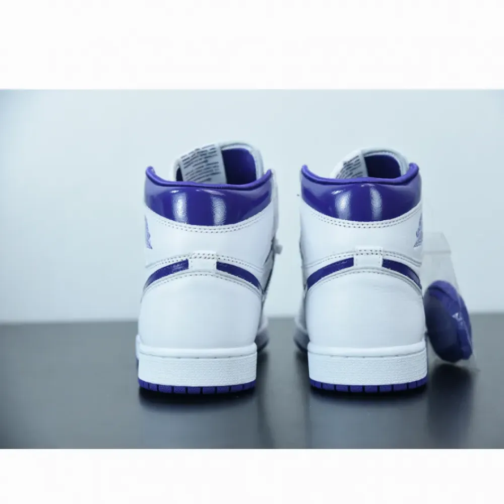 Air Jordan 1 High OG White/Court Purple  CD0461-151