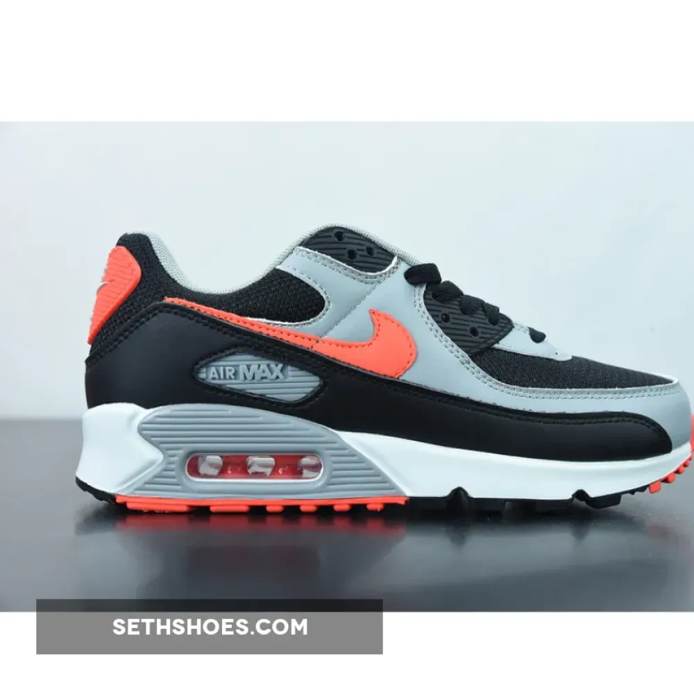 Nike Air Max 90 “Infrared” Black/Radiant Red  CZ4222-001