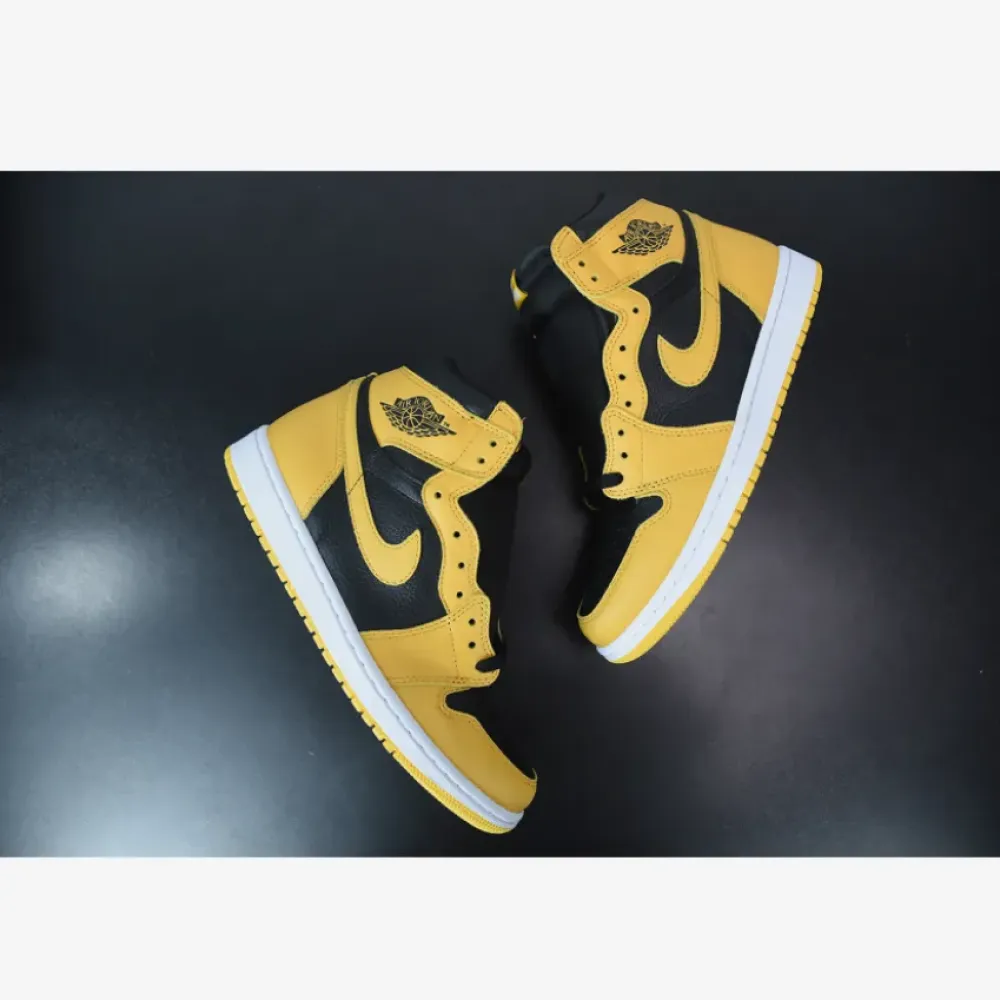 Air Jordan 1 High OG Pollen/Black-White  555088-701