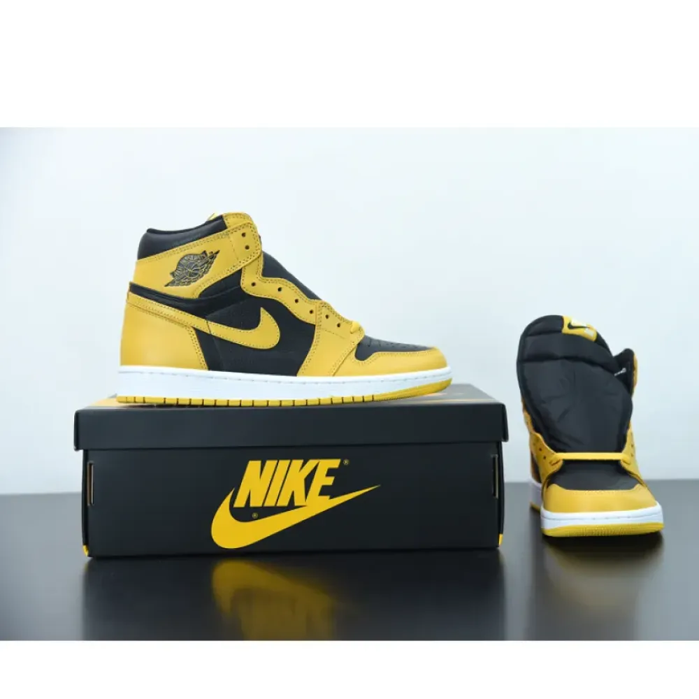 Air Jordan 1 High OG Pollen/Black-White  555088-701
