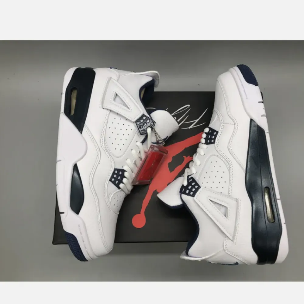 Air Jordan 4 Retro “Columbia” White/Legend Blue-Midnight Navy 314254-107