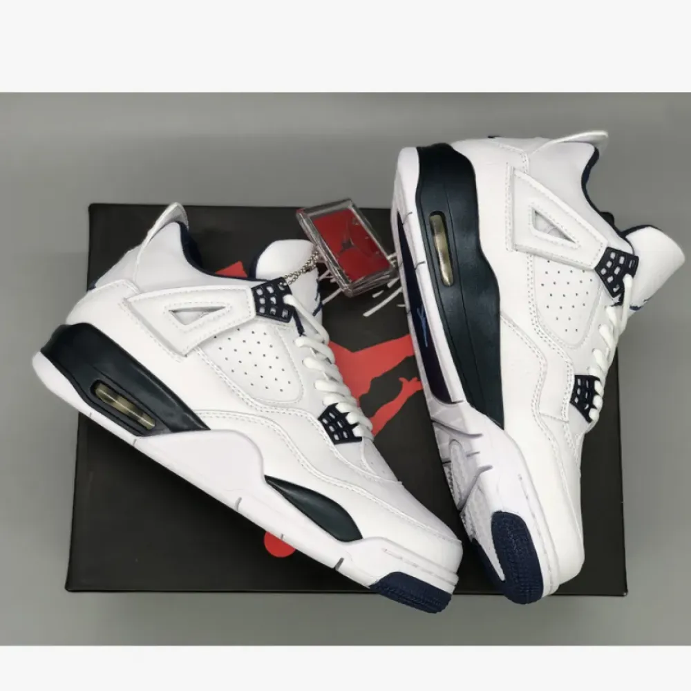 Air Jordan 4 Retro “Columbia” White/Legend Blue-Midnight Navy 314254-107