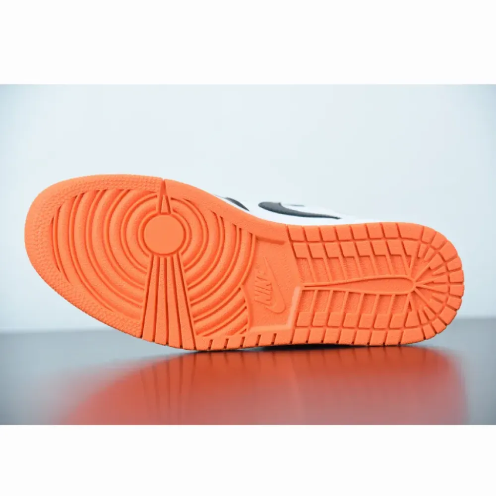 Air Jordan 1 High OG White/Electro Orange-Black  555088-180